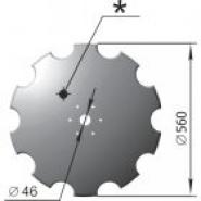 Диск БДМ РЗ3.1905-22 d=560 мм