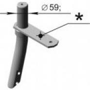 Стойка поворота режущего узла (59 мм) 4*4 01.021.00.000-01