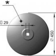 Диск ЛДГ С-1-1-450-5-29 Р33 407.001