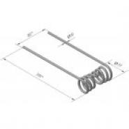 Зуб пружинный РЗЗ.01.601 к бороне БЗТ 15,18,24 (d=10 мм)